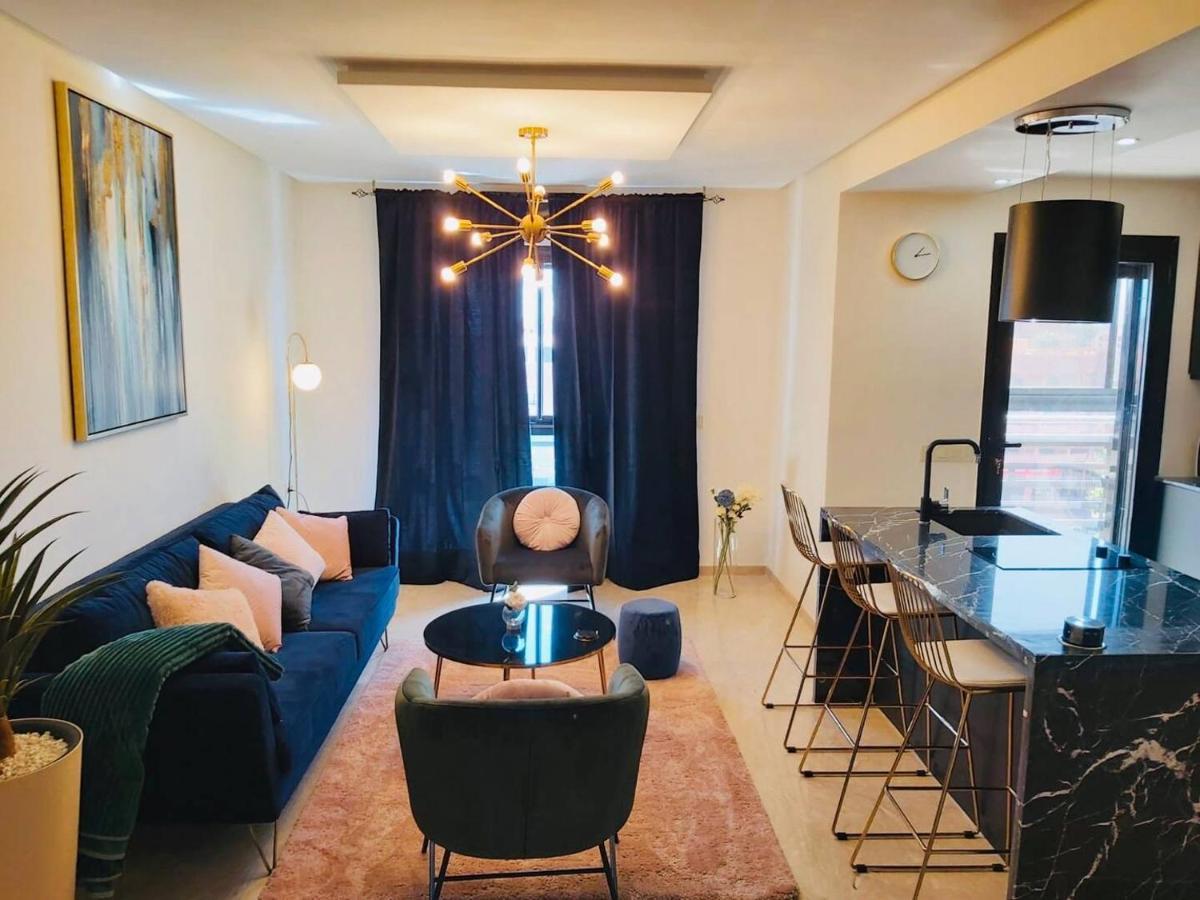 Luxueux Appartement Entre Gueliz Et L'Hivernage Avec Wifi Marrakesh Ngoại thất bức ảnh
